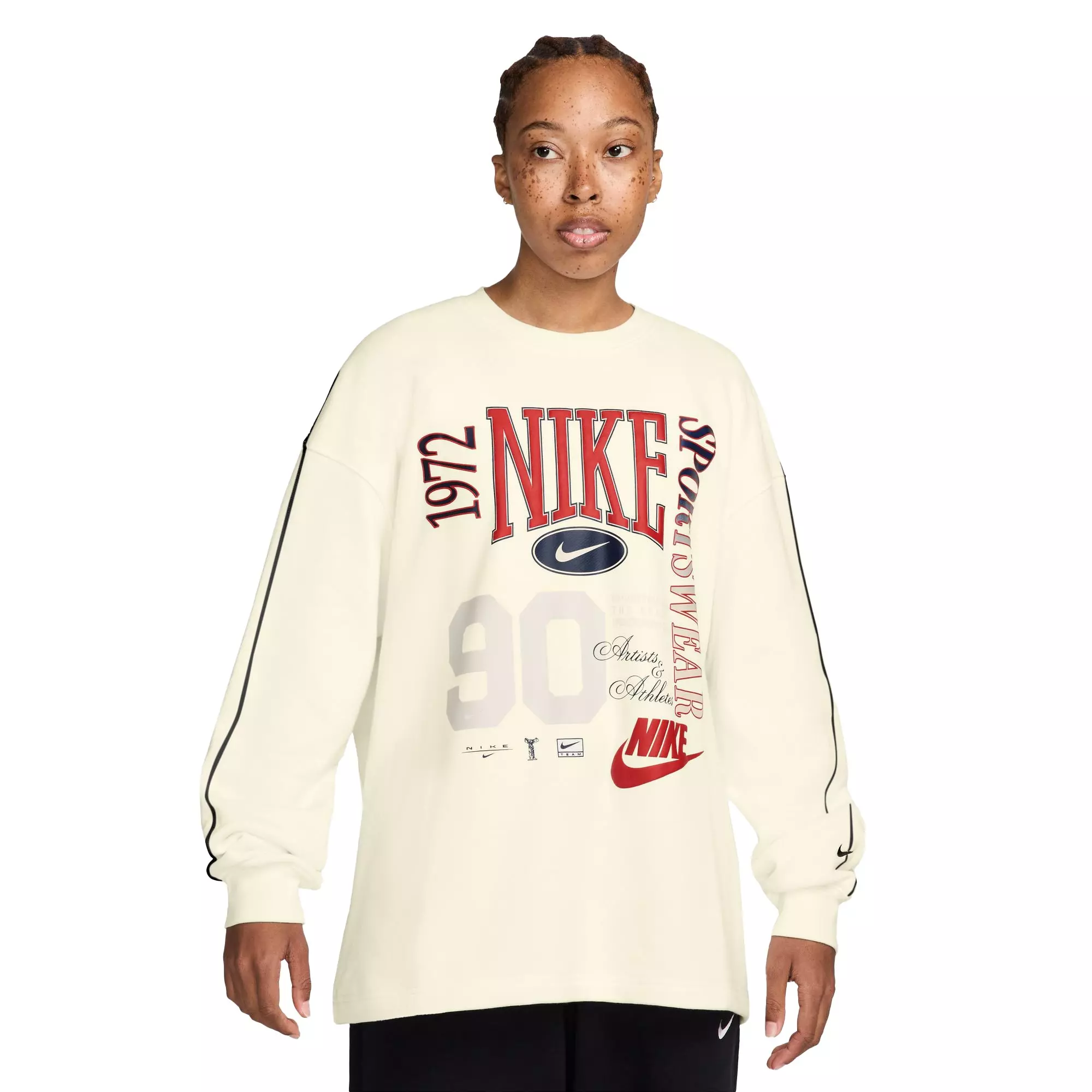 Nike Women's Sportswear Street Fleece Crewneck Sweatshirt